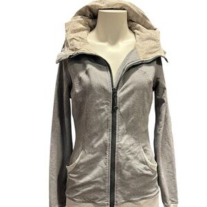 Lululemon Athletica Gray Jacket with Cream Accents